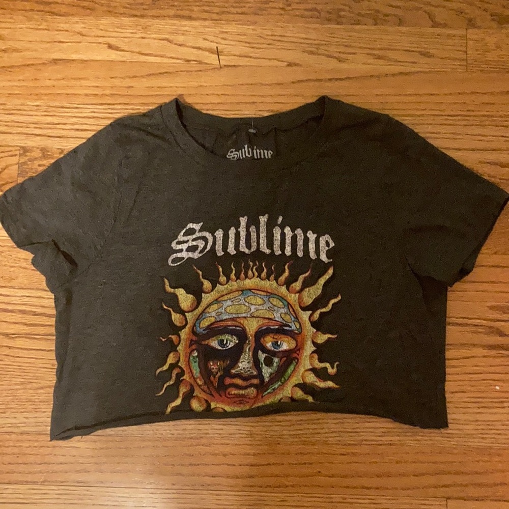 cropped sublime shirt